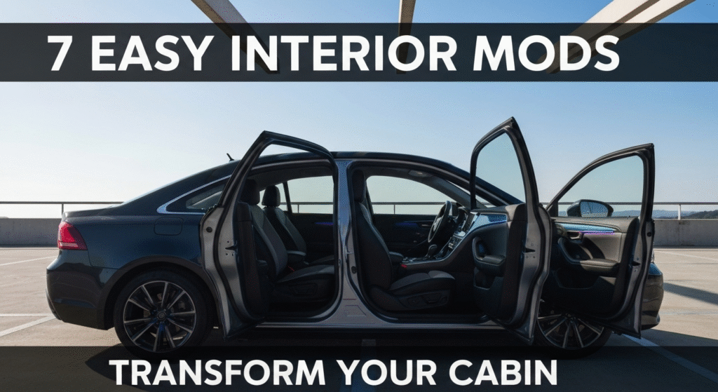 Interior Upgrades: 7 Easy Mods to Modernize Your Car’s Cabin