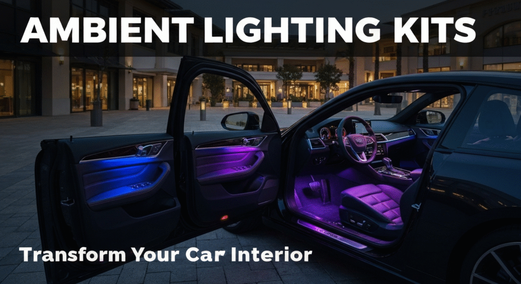 Ambient Lighting Kits: Transform Your Car Interior Into a Luxury Experience