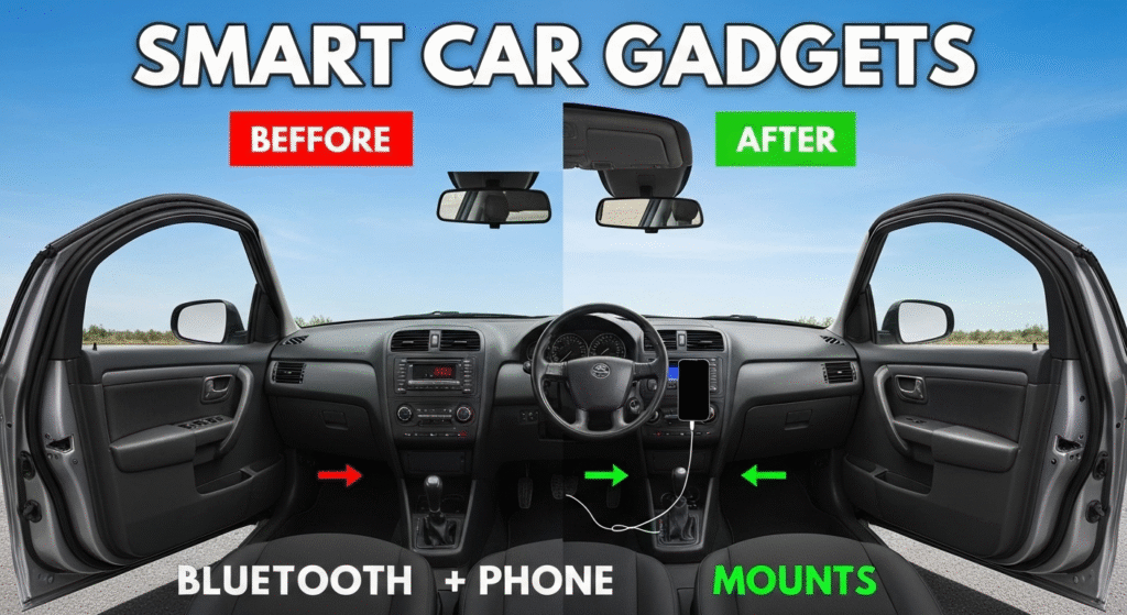 Smart Car Gadgets: Transform Your Vehicle with the Best Bluetooth Adapters and Phone Mounts